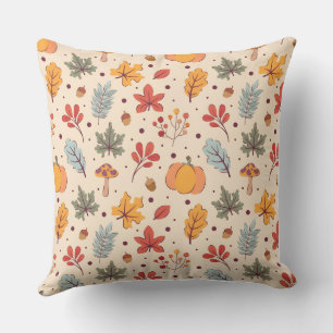 watercolor Pumpkin Style Pillow Cover