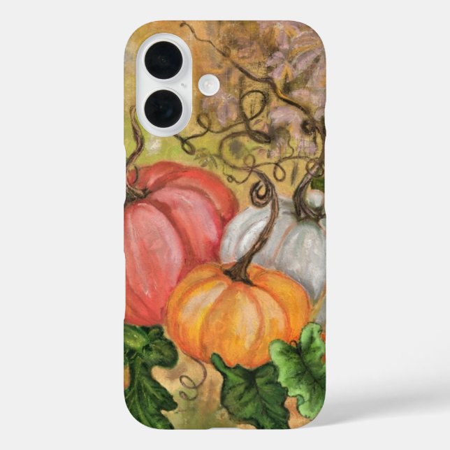 Watercolor Pumpkins iPhone Case (Back)