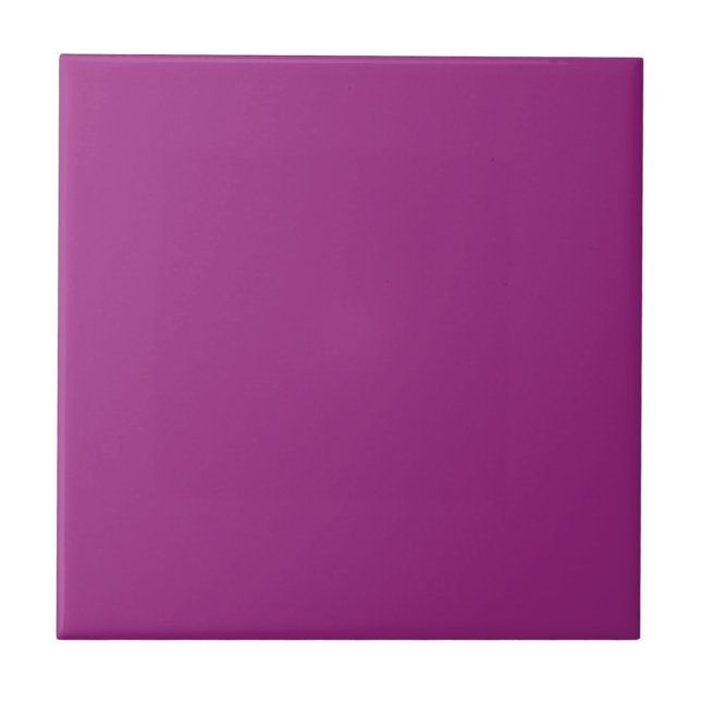 Watercolor Purple Ceramic Tile (Front)