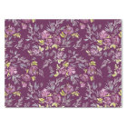Watercolor Purple Flower Pattern Wrapping Paper