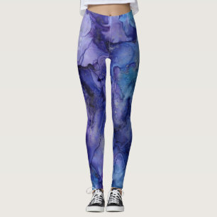 Watercolor Purple Leggings