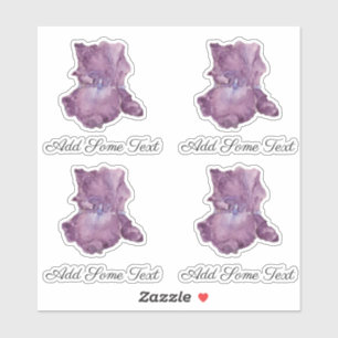 Watercolor Purple Tall Bearded Iris