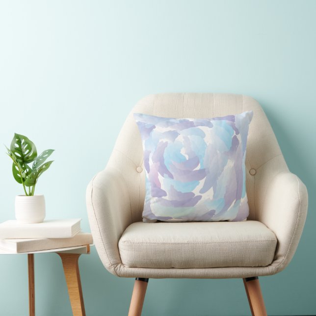 Watercolor Rain Clouds Cushion (Chair)
