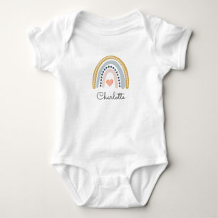 Watercolor Rainbow Baby Baby Bodysuit