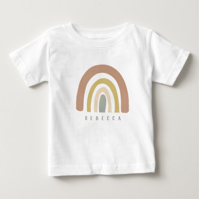 Watercolor rainbow baby T-Shirt (Front)