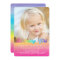 Watercolor Rainbow Birthday Party Invitation