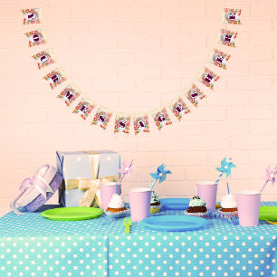 Watercolor Rainbow Bliss Party  Bunting