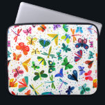 Watercolor Rainbow Butterflies Kids Pattern Laptop Sleeve<br><div class="desc">Watercolor Rainbow Butterflies Kids Pattern Laptop Sleeve.</div>