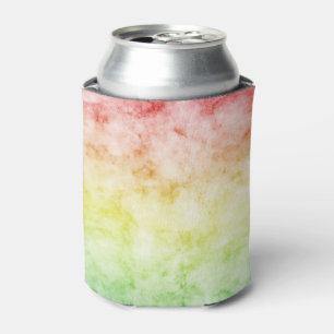 Watercolor Rainbow Can Cooler