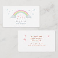 Watercolor Rainbow Child Daycare