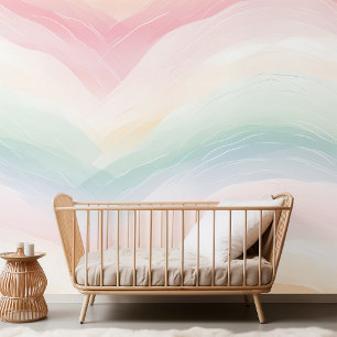 Watercolor Rainbow Delight Wallpaper