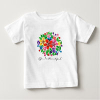 Watercolor Rainbow Flowers