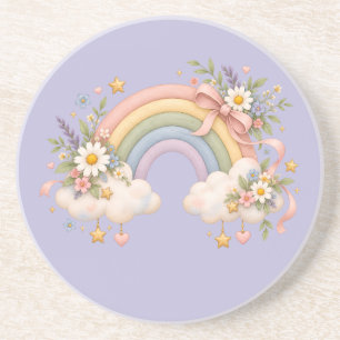 Watercolor Rainbow Gift – Charming Cloud Coaster