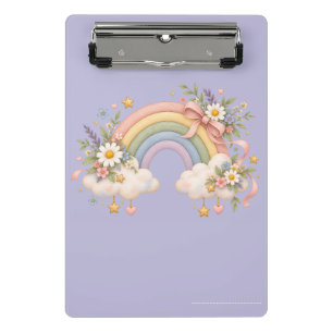 Watercolor Rainbow Gift – Charming Cloud Mini Clipboard