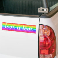 Watercolor Rainbow Love is Love Pride