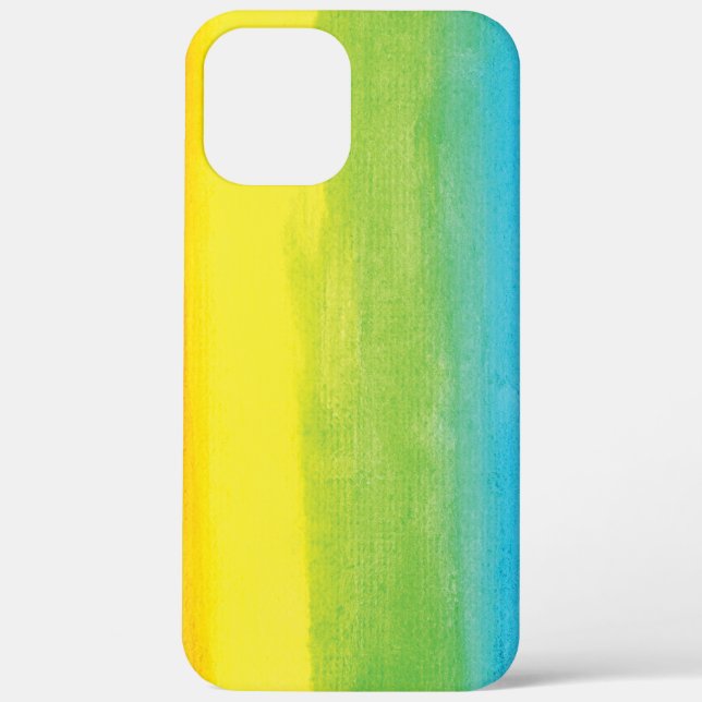 Watercolor Rainbow Pride Bright Vibrant Case-Mate iPhone Case (Back)