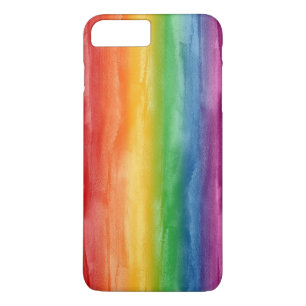 Watercolor Rainbow Stripes iPhone 8 Plus/7 Plus Case