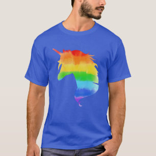 Watercolor Rainbow Unicorn T-Shirt