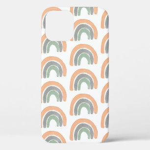 Watercolor Rainbows Simple Boho iPhone 12 Case