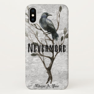 Watercolor Raven Nevermore Case-Mate iPhone Case