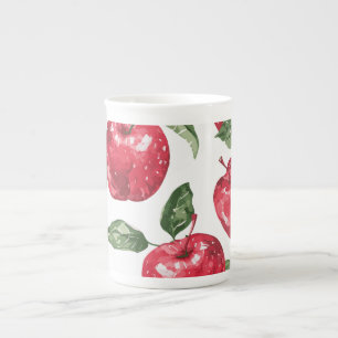 Watercolor Red Apple Coffee Mug