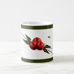 Watercolor Red Apples Coffee Mug