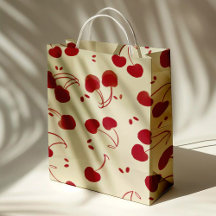 Watercolor Red Cherries – Modern – Valentine