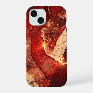 Watercolor Red Gold Glitter  iPhone / iPad case
