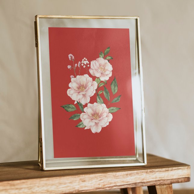 Watercolor Red Roses  Poster (Creator Uploaded)