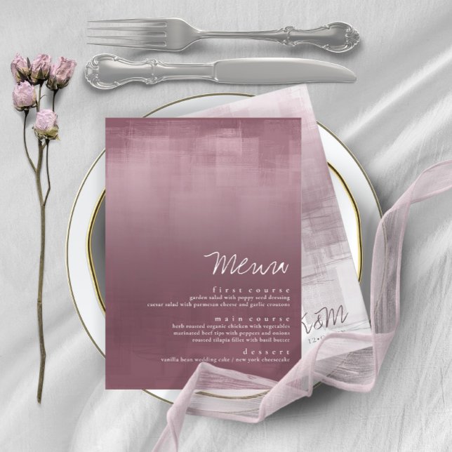 Watercolor Reflections Menu Mauve ID774 (Creator Uploaded)