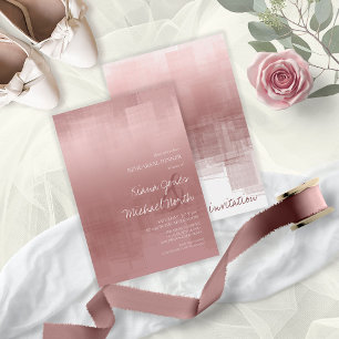Watercolor Reflections Rehearsal Cinnamon ID774 Invitation