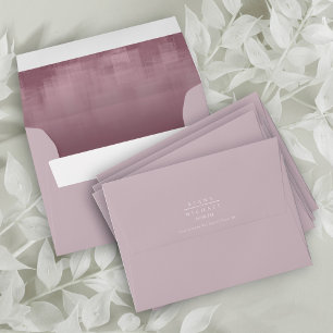 Watercolor Reflections V3 Mauve ID774 Envelope