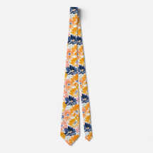 Watercolor Retro Floral Pattern