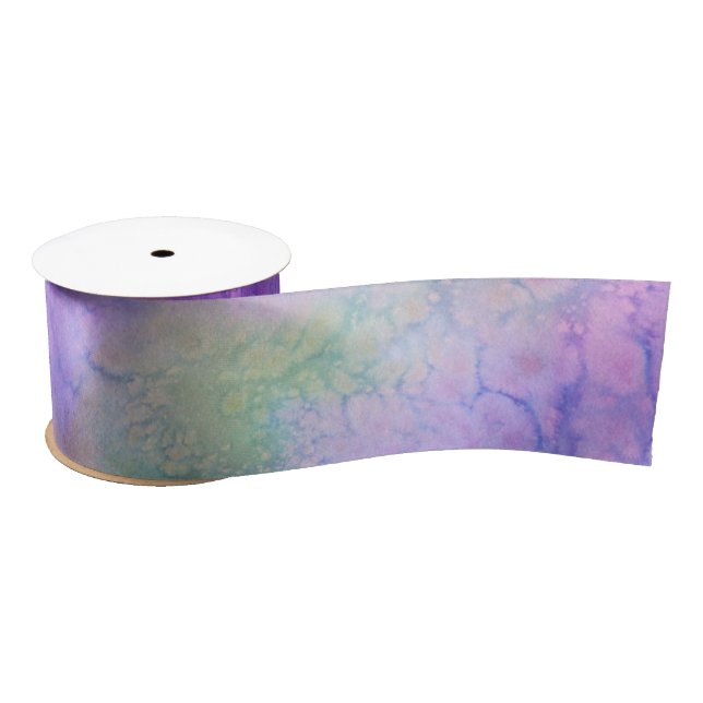 Watercolor Ribbon  Satin Ribbon (Spool)