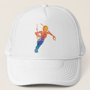 Watercolor Rings Gymnastics Trucker Hat