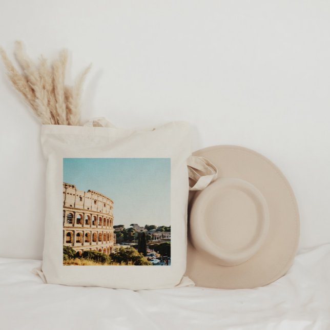 Watercolor Rome, Italy Destination Tote Bag (Creator Uploaded)
