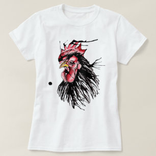 Watercolor Rooster T-Shirt