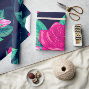 Watercolor Roses 13 Wrapping Paper