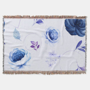 Watercolor Roses 31 Throw Blanket