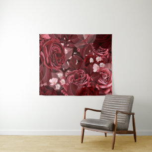 Watercolor Roses 35 Tapestry