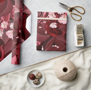 Watercolor Roses 35 Wrapping Paper