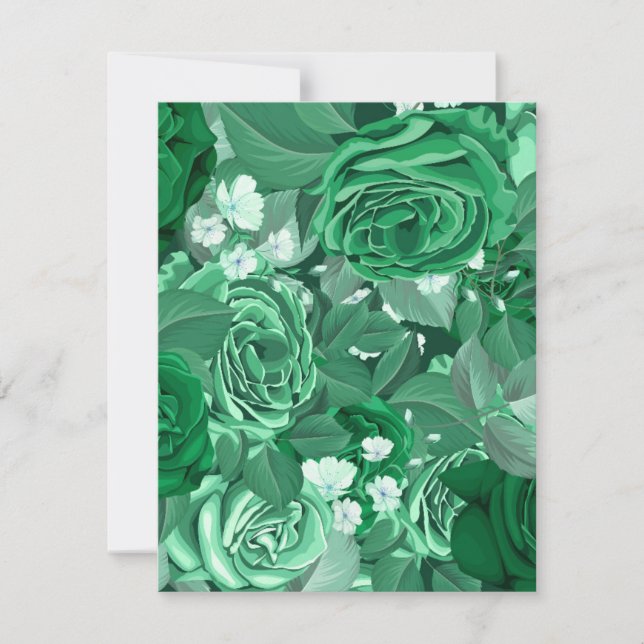 Watercolor Roses 36 Card (Front)