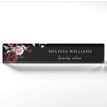 Watercolor Roses Black Background