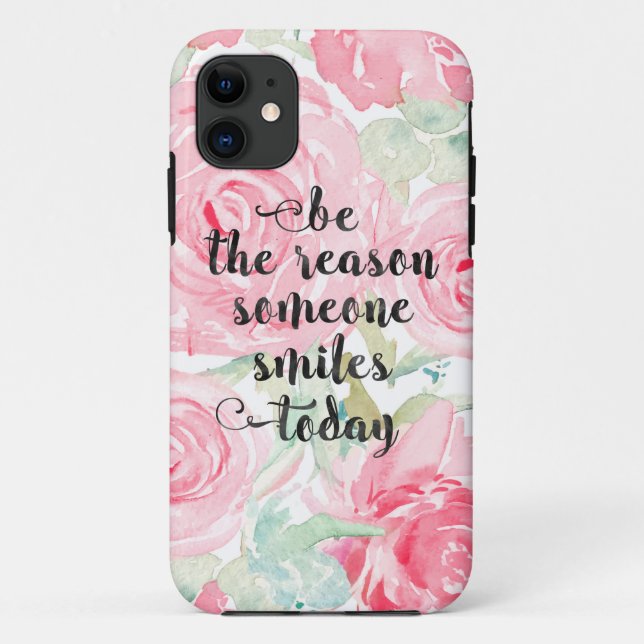 Watercolor roses Case-Mate iPhone case (Back)