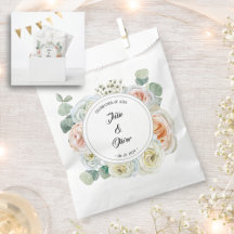 Watercolor roses Celebration of love with names