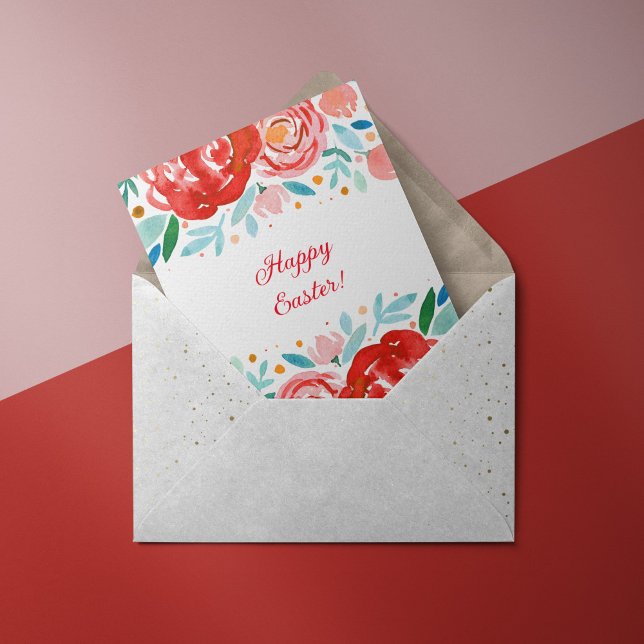 Watercolor roses Easter Cards (Creator Uploaded)