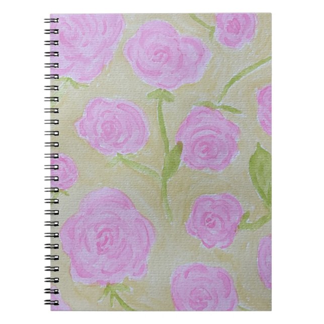 Watercolor Roses Notebook (Front)