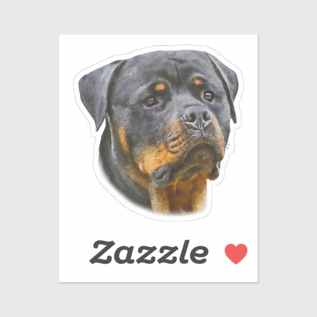 Watercolor Rottweiler  (Sheet)