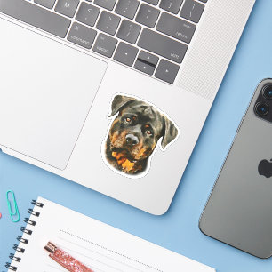Watercolor Rottweiler