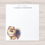 Watercolor Sable Pomeranian From The Desk Of Notepad<br><div class="desc">Unleash creativity with our Watercolor Sable Pomeranian "From the Desk Of" Notepad, a must-have for dog owners and Pomeranian enthusiasts! Each page features a captivating watercolor portrayal of these charming dogs, transforming every note into a visual delight. Tailored for dog lovers who appreciate style and function, this notepad adds a...</div>